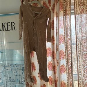 Colored Organics Footed Onesie